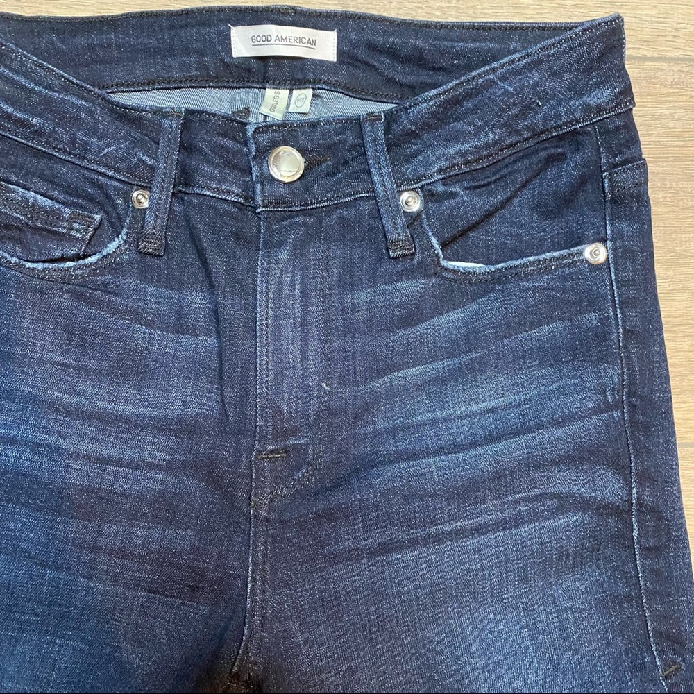 GOOD AMERICAN Good Legs Mix Blue 099 skinny jeans - Picture 7 of 13